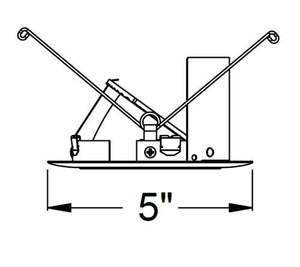 Juno Aculux 3WW WTD ABZR Recessed Lighting 3-1/4" Line Voltage, Low Voltage, LED Downlight Lensed Wall Wash, Wheat Haze Alzak Reflector, Aged Bronze Trim