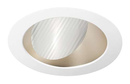 Juno Aculux 3WW WTD WHR Recessed Lighting 3-1/4" Line Voltage, Low Voltage, LED Downlight Lensed Wall Wash, Wheat Haze Alzak Reflector, White Trim