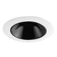 Juno Aculux Recessed Lighting 4017NB-WH 3-1/4" Hyperbolic LED Downlight, Black Alzak Reflector, White Trim Ring