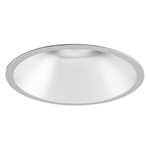 Juno Aculux Recessed Lighting 4017NHZ-FM 3-1/4" Hyperbolic LED Downlight, Flush Mount Reflector, Haze Alzak Finish