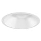 Juno Aculux Recessed Lighting 4017NW-FM 3-1/4" Hyperbolic LED Downlight, Flush Mount Reflector, White Alzak Finish