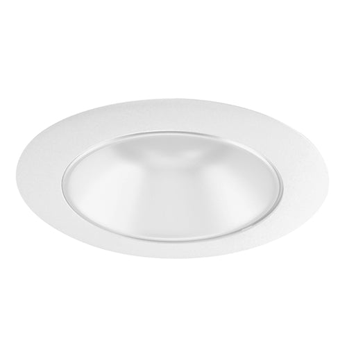 Juno Aculux Recessed Lighting 4017NW-WH 3-1/4" Hyperbolic LED Downlight, White Alzak Reflector, White Trim Ring