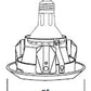 Juno Recessed Lighting 4102-SC (4102 SC) 4" Line Voltage Frosted Regressed Perimeter Glass Lensed Trim, Satin Chrome Trim