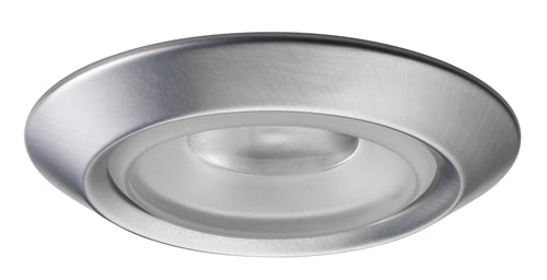 Juno Recessed Lighting 4102-WH (4102 WH) 4" Line Voltage Frosted Regressed Perimeter Glass Lensed Trim, White Trim