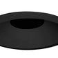 Juno Aculux Recessed Lighting 4301N-BL 3-1/4" Adjustable Regressed Lensed Pinhole Line Voltage, Low Voltage, LED, Black Alzak Reflector, Black Trim