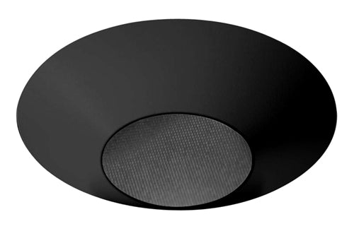 Juno Aculux Recessed Lighting 4302N-BL-FM 4302N-BL-FM 3-1/4" Regressed Lensed Pinhole Flush Mount, Line Voltage, Low Voltage, LED, Black Alzak Reflector, Black Trim