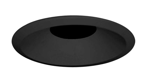Juno Aculux Recessed Lighting 4308N-BL 3-1/4" Adjustable Regressed Line Voltage, Low Voltage, LED 1-3/4" Pinhole Black Alzak Reflector, Black Trim