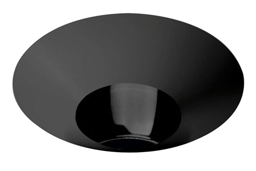 Juno Aculux Recessed Lighting 4308N-BL-FM 3-1/4" Adjustable Regressed Line Voltage, Low Voltage, LED 1-3/4" Flush Mount Pinhole Black Alzak Reflector, Black Trim