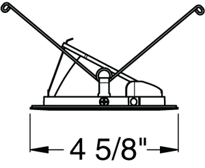Juno Aculux Recessed Lighting 431NG-SF 3-1/4" Line Voltage, Low Voltage, LED Downlight Angle Cut Lensed, Gold Alzak Reflector, Self Flanged Trim