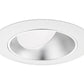Juno Aculux Recessed Lighting 431NHZ-WH (3AC CD WHR WET) 3-1/4" Line Voltage, Low Voltage, LED Downlight Angle Cut Lensed, Haze Alzak Reflector, White Trim