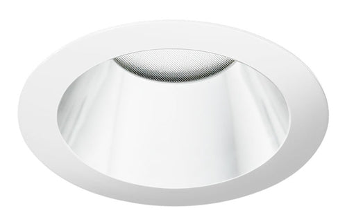 Juno Aculux Recessed Lighting 432NC-SF (3DP CS SF WET) 3-1/4" Line Voltage, Low Voltage, LED Downlight Lensed, Clear Alzak Reflector, Self Flanged Trim