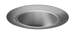 Juno Aculux Recessed Lighting 432NHZ-SC (3DP CD SCR WET) 3-1/4 Line Voltage, Low Voltage, LED Downlight Lensed, Haze Alzak Reflector, Satin Chrome Trim