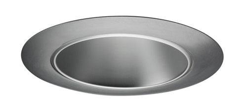 Juno Aculux Recessed Lighting 432NHZ-SC (3DP CD SCR WET) 3-1/4 Line Voltage, Low Voltage, LED Downlight Lensed, Haze Alzak Reflector, Satin Chrome Trim
