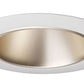 Juno Aculux Recessed Lighting 432NWHZ-WH (3DP WTD WHR WET) 3-1/4" Line Voltage, Low Voltage, LED Downlight Lensed, Wheat Haze Alzak Reflector, White Trim