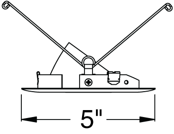 Juno Aculux Recessed Lighting 4331N-BL 3-1/4" Adjustable Lensed Pinhole Line Voltage, Low Voltage, LED, Black Alzak Reflector, Black Trim