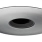 Juno Aculux Recessed Lighting 4331N-SC 3-1/4" Adjustable Lensed Pinhole Line Voltage, Low Voltage, LED, Black Alzak Reflector, Satin Chrome Trim