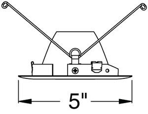Juno Aculux Recessed Lighting 4332N-ABZ 3-1/4" Lensed Pinhole Line Voltage, Low Voltage, LED, Black Alzak Reflector, Aged Bronze Trim