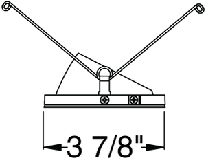 Juno Aculux Recessed Lighting 4335N-BL-FM 3-1/4" Line Voltage, Low Voltage, LED Adjustable Flush Mount Pinhole Black Alzak Reflector, Black Trim