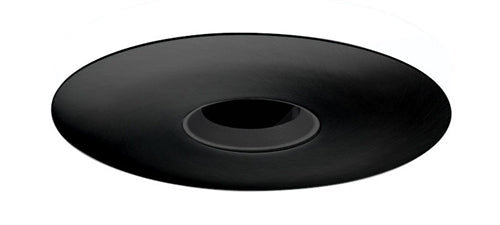 Juno Aculux Recessed Lighting 433N-BL 3-1/4" Adjustable 1-1/4" Line Voltage, Low Voltage, LED Pinhole Black Alzak Reflector, Black Trim