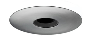 Juno Aculux Recessed Lighting 433N-SC 3-1/4" Adjustable 1-1/4" Line Voltage, Low Voltage, LED Pinhole Black Alzak Reflector, Satin Chrome Trim