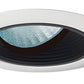 Juno Aculux Recessed Lighting 435NB-WH 3-1/4" Low Voltage Angle-Cut Baffle, Black Baffle White Trim