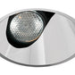 Juno Aculux Recessed Lighting 436NC-FM 3-1/4" Line Voltage, Low Voltage, LED Slot Angle Cut Flush Mount, Clear Alzak Trim