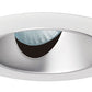 Juno Aculux Recessed Lighting 436NHZ-WH 3-1/4" Line Voltage, Low Voltage, LED Slot Angle Cut , Haze Alzak Reflector, White Trim