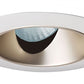 Juno Aculux Recessed Lighting 436NWHZ-WH 3-1/4" Line Voltage, Low Voltage, LED Slot Angle Cut , Wheat Haze Alzak Reflector, White Trim