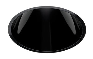 Juno Aculux Recessed Lighting 437NB-FM (3DP BS FM) 3-1/4" Low Voltage, LED Deep Downlight Cone Flush Mount, Black Alzak Trim