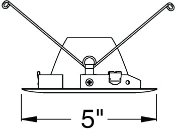 Juno Aculux Recessed Lighting 437NB-SC (3DP BS SCR) 3-1/4" Low Voltage, LED Deep Downlight Cone, Black Alzak Reflector, Satin Chrome Trim