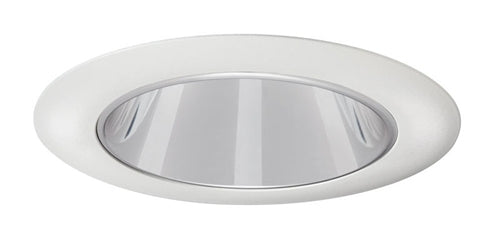 Juno Aculux Recessed Lighting 437NC-WH (3DP CS WHR) 3-1/4" Low Voltage, LED Deep Downlight Cone, Clear Alzak Reflector, White Trim