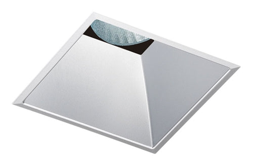Juno Aculux Recessed Lighting 437SQHZ-FM 3-1/4" Line Voltage, Low Voltage, LED Square Downlight Reflector, Haze Flush Mount Trim
