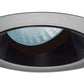 Juno Aculux Recessed Lighting 438NB-SC (3AC BS SCR) 3-1/4" Low Voltage, LED Angle Cut , Black Alzak Reflector, Satin Chrome Trim