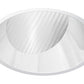 Juno Aculux Recessed Lighting 439NC-FM 3-1/4" Line Voltage, Low Voltage, LED Downlight Lensed Wall Wash, Clear Alzak Reflector, Flush Mount Trim