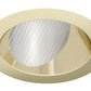 Juno Aculux Recessed Lighting 439NG-SF 3-1/4" Line Voltage, Low Voltage, LED Downlight Lensed Wall Wash, Gold Alzak Reflector, Self Flanged Trim