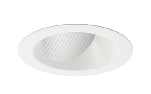Juno Aculux Recessed Lighting 439NW-SF 3-1/4" Line Voltage, Low Voltage, LED Downlight Lensed Wall Wash, White Cone, Self Flanged Trim