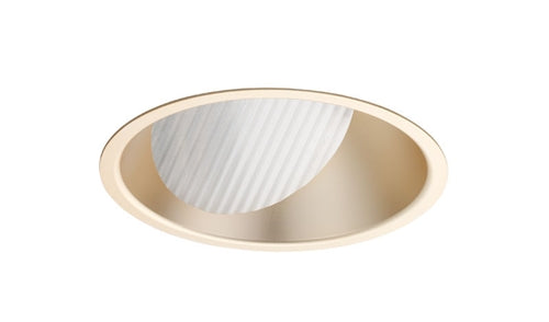 Juno Aculux Recessed Lighting 439NWHZ-FM 3-1/4" Line Voltage, Low Voltage, LED Downlight Lensed Wall Wash, Haze Alzak Reflector, Flush Mount Trim