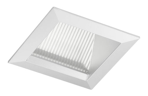 Juno Aculux Recessed Lighting 439SQHZ-SF 3-1/4" Line Voltage, Low Voltage, LED Lensed Wall Wash Reflector Square Downlight, Haze Self Flanged Trim
