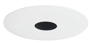 Juno Recessed Lighting 443B-WH (443 BWH) 4" Low Voltage Pinhole Trim, White Trim
