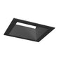 Juno Aculux Recessed Lighting 5000SQBHZ-SF (4SQAC20 BD SF) 4 inch LED Square 20 Degree Angle-Cut Reflector, Self Flanged, Black Haze Reflector