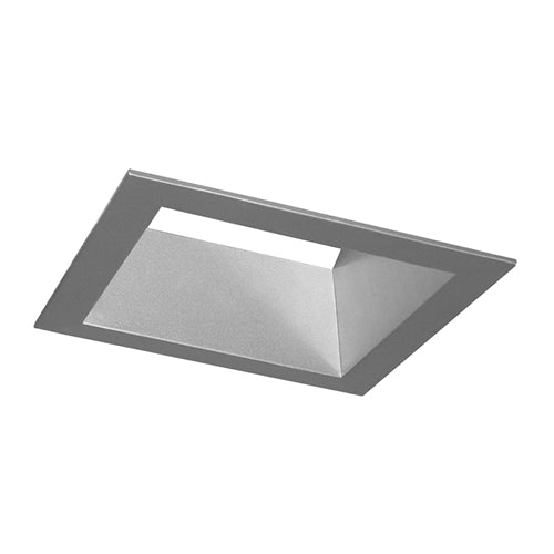 Juno Aculux Recessed Lighting 5000SQHZ-SF (4SQAC20 CD SF) 4 inch LED Square 20 Degree Angle-Cut Reflector, Self Flanged, Haze Reflector