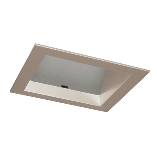 Juno Aculux Recessed Lighting 5001SQWHZ-SF (4SQA WTD SF WET) 4 inch LED Square Lensed Angle-Cut Reflector, Self Flanged, Wheat Haze Reflector