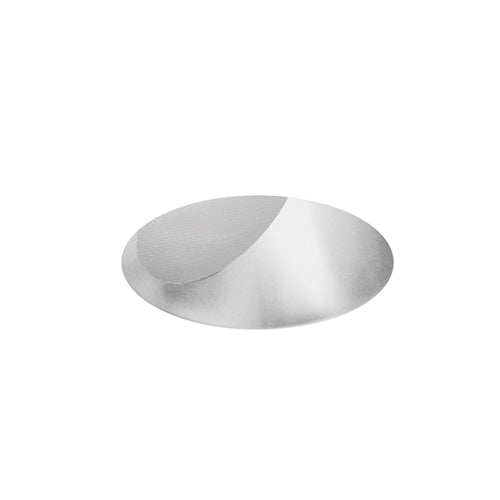 Juno Aculux Recessed Lighting 5001W-FM (4AC W FM WET) 4 inch LED Lensed Angle-Cut Cone Trim, Flush Mount, White Finish