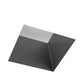 Juno Aculux Recessed Lighting 5002SQBHZ-FM (4SQD BD FM WET) 4 inch LED Square Lensed Downlight Reflector, Flush Mount, Black Haze Reflector