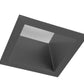 Juno Aculux Recessed Lighting 5002SQBHZ-SF (4SQD BD SF WET) 4 inch LED Square Lensed Downlight Reflector, Self Flanged, Black Haze Reflector