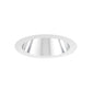 Juno Aculux Recessed Lighting 5007C-SF (4DP CS SF) 4 inch LED Parabolic Cone Trim, Self Flanged, Clear Specular Alzak Finish