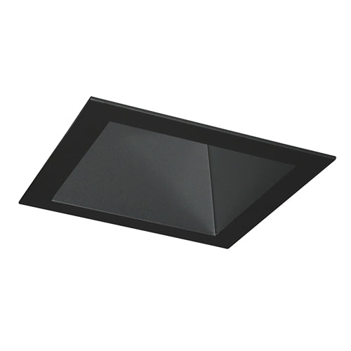 Juno Aculux Recessed Lighting 5007SQBHZ-SF (4SQD BD SF) 4 inch LED Square Deep Downlight Reflector, Self Flanged, Black Haze Reflector
