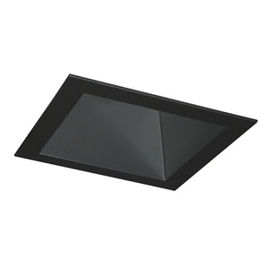 Juno Aculux Recessed Lighting 5007SQBHZ-SF (4SQD BD SF) 4 inch LED Square Deep Downlight Reflector, Self Flanged, Black Haze Reflector