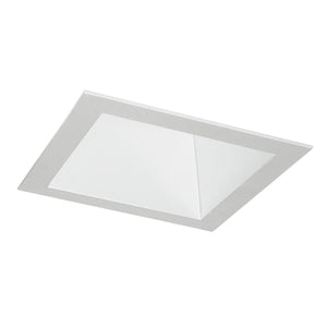 Juno Aculux Recessed Lighting 5007SQW-SF (4SQD W SF) 4 inch LED Square Deep Downlight Reflector, Self Flanged, White Reflector