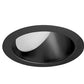 Juno Aculux Recessed Lighting 5009B-SF (4WW BS SF) 4 inch LED Lensed Wall Wash Trim, Self Flanged, Black Specular Alzak Finish